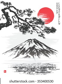 Featured image of post Mount Fuji Drawing Easy