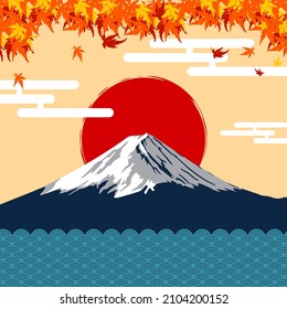 el fuji de montaña en invierno 