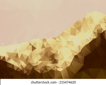 mountain geometric, triangles background, polygonal design.