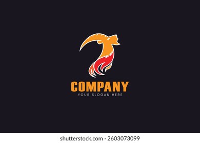 mountain goat character symbol vector