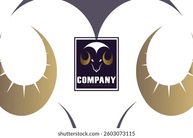 mountain goat character symbol vector