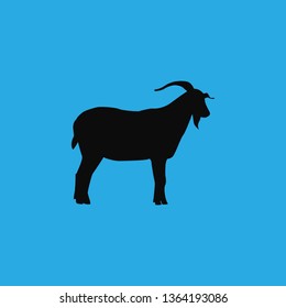 Mountain goat icon vector