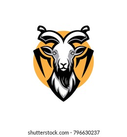 Mountain Goat Logo Mascot Template