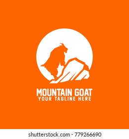 Mountain Goat Logo Vector