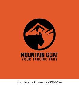 Mountain Goat Logo Vector