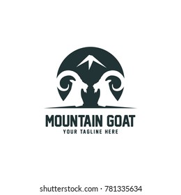 Mountain Goat Logo Vector