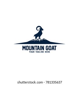 Mountain Goat Logo Vector
