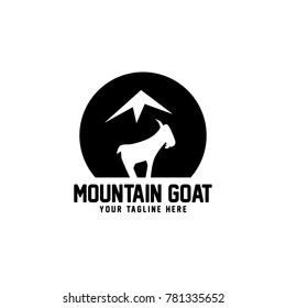 Mountain Goat Logo Vector
