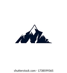 Mountain graphic design template vector isolated illustration