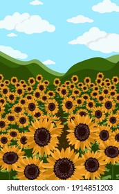 The Mountain of The Great Sunflower. 