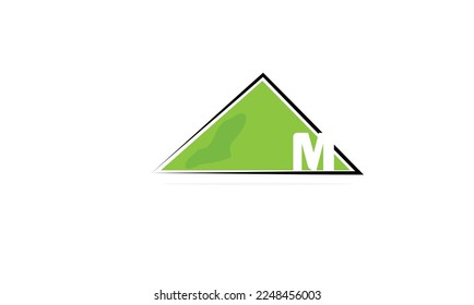 mountain green M LOGO on white background