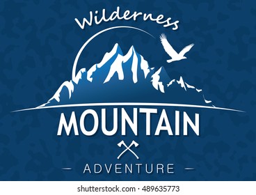 mountain hand drawn vector