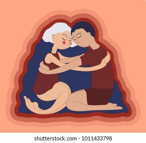 Mountain harmony hug