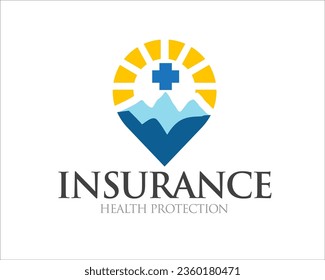 mountain health insurance logo designs for business logo and protection