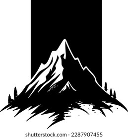 Mountain - High Quality Vector Logo - Vector illustration ideal for T-shirt graphic