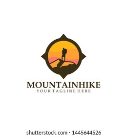 Mountain Hike Logo Design Template