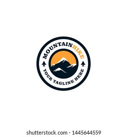 Mountain Hike Logo Design Template