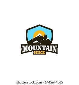 Mountain Hike Logo Design Template