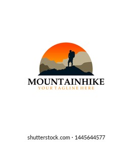 Mountain Hike Logo Design Template