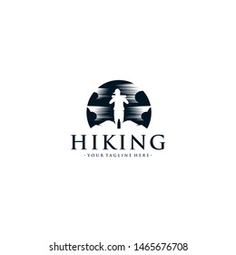 Mountain Hike Logo Vector Template
