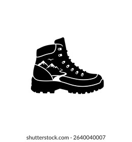 Mountain hiking boots adventure gear footwear.