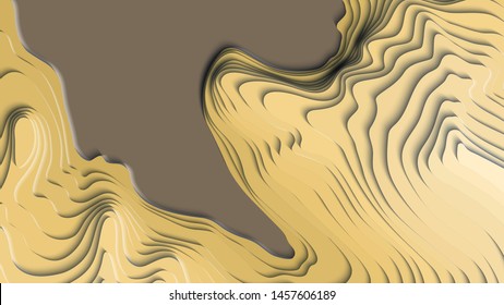 Mountain hiking. Map line of topography. Vector abstract topographic map concept with space for your copy. 3D Cartography concep background. Map mockup infographics. Sale background.  Wavy backdrop