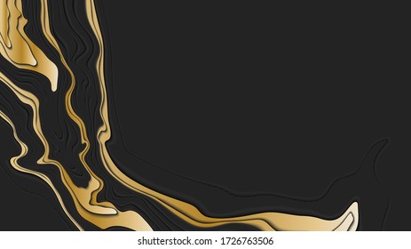 Senderismo por las montañas. Línea de mapa de la topografía. Concepto de mapa topográfico abstracto vectorial con espacio para su copia. Fondo del concepto de cartografía 3D. Mapa de infografías de simulación. Plantilla de mapa mundial. Fondo ondulado