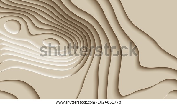 Mountain Hiking Map Line Topography Vector Stock Vector (Royalty Free ...