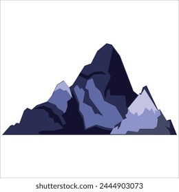 Ilustración vectorial de iconos de Mountain Hill