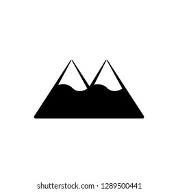 mountain, hill icon vector template