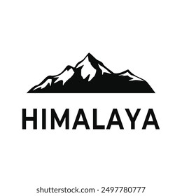 mountain himalaya logo design concept idea