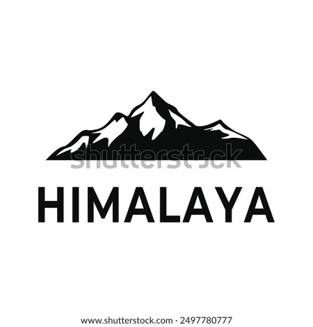 mountain himalaya logo design concept idea