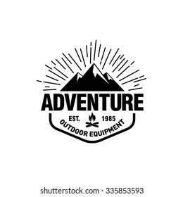 Mountain Hipster Logo template
