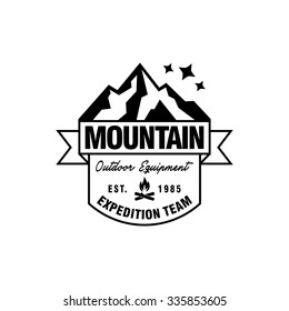 Mountain Hipster Logo template