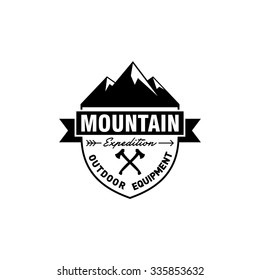 Mountain Hipster Logo template