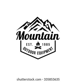 Mountain Hipster Logo template