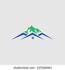 Mountain home logo design for your company