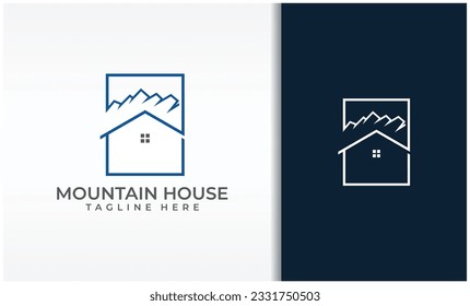Mountain House Logo Vector Design