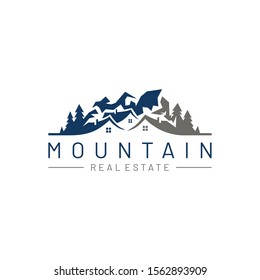 Mountain House Vector Logo Design