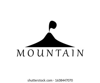 mountain hunt climbing logo design adventure hiking