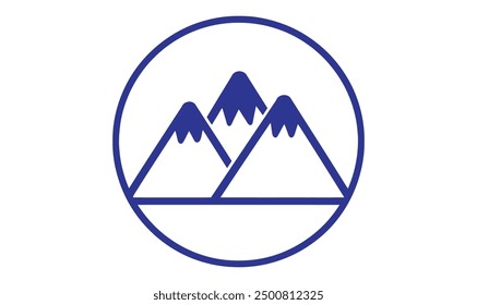 Mountain icon design, idea design