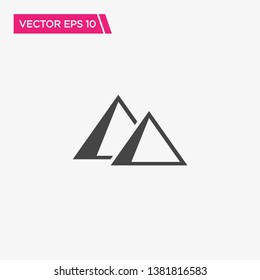 Mountain Icon Design, Vector EPS10