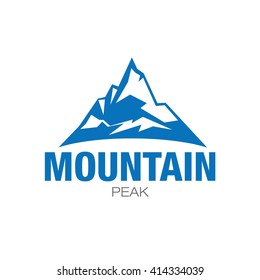 Mountain Icon design in vector format