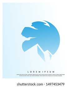 mountain icon design vector template illustration. geometric , modern logo