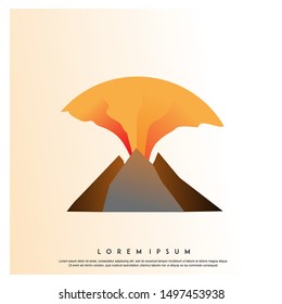 mountain icon design vector template illustration. geometric , modern logo