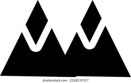 Mountain Icon: A graphical representation of a mountain or mountain