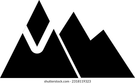 Mountain Icon: A graphical representation of a mountain or mountain