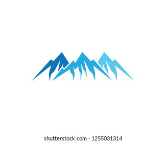 Mountain icon illustration