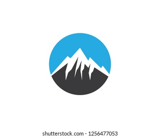 Mountain icon illustration