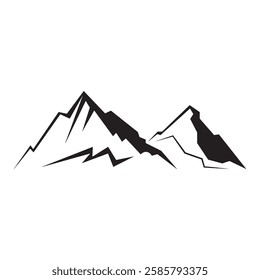 mountain icon illustration design template